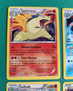 Pokemon Card Bundle XY Breakthrough Holo Rare Typhlosion Gallade Magnezone NM x6 - Image 3