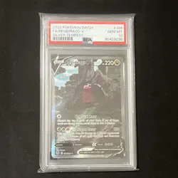 Regidrago V PSA 10 English Pokemon Card 184/195 Silver Tempest 2022 Alt Art - Image 1