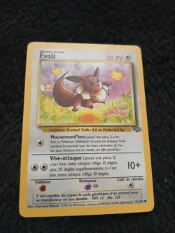 Pokemon TCG Evoli 51/64 Base Set Regular Basic Card German 1999 Vintage - Image 1