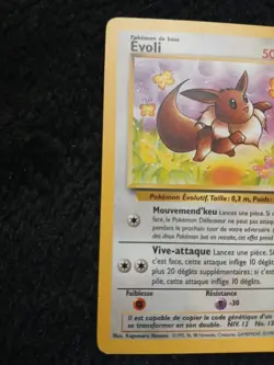 Pokemon TCG Evoli 51/64 Base Set Regular Basic Card German 1999 Vintage - Image 3
