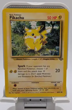 Pikachu 60/64 Rare 1st Edition RED CHEEKS Pokemon Card Jungle Set- NM - Image 1