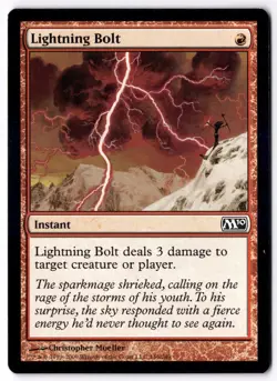 Lightning Bolt (M10) 146 Magic: The Gathering C NM - Image 1