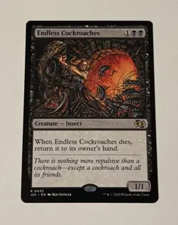 MTG Endless Cockroaches - Foundations Jumpstart NM - Image 1