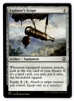 Explorer's Scope 205 Commander: Adventures in the Forgotten Realms Normal NM - Image 1