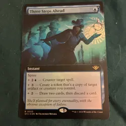 Three Steps Ahead (Extended Art) Outlaws of Thunder Junction Foil - Image 1