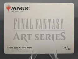 Tataru Taru Gold Stamped Art Series 25/53 Final Fantasy (FIN) Magic MTG IN HAND - Image 3
