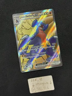 Pokemon Destined Rivals - Cynthia’s Garchomp Ex - SVP 204 - Full Art PROMO -MINT - Image 3