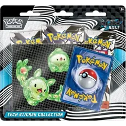 Pokemon TCG Black Bolt Tech Sticker 3 Pack Blister | New & Sealed - Image 1