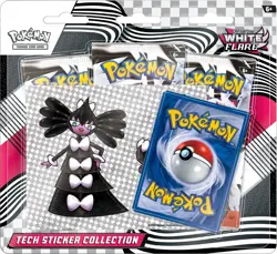 Pokemon TCG White Flare Tech Sticker 3 Pack Blister | New & Sealed - Image 1