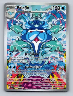 Pokemon TCG Palafin Holo Illustration Rare SV03: Obsidian Flames 200/197 - Image 1
