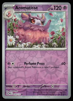Aromatisse 039/131 Common Prismatic Evolutions Pokemon Reverse Holo Near Mint - Image 1