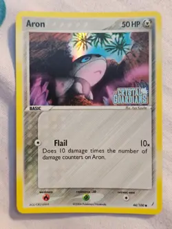Pokemon Card - Aron Reverse Stamp - 44/100 - Crystal Guardians - 2006 - Image 1