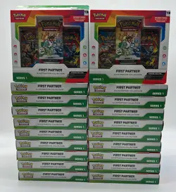 Lot of (20) Pokemon TCG First Partner Series 1 Illustration Collection Boxes NEW - Image 1