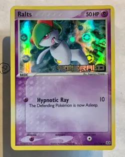 Pokemon Ralts 61/106 Stamped Holo Reverse Eng - Image 1