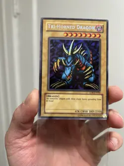 Yu-Gi-Oh! TCG Tri-Horned Dragon Legend of Blue Eyes White Dragon LOB-EN000 - Image 5