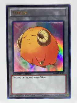 Yellow Lamb Token - LC04-EN007 - Ultra Rare - Limited Edition - Image 1