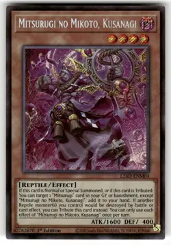 Mitsurugi no Mikoto, Kusanagi L26D-ENM04 Legendary Modern Decks 2026 Yu-Gi-Oh NM - Image 1