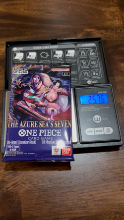 (HEAVY)🔥 25.76g One Piece The Azure Sea’s Seven OP14-EB04 Booster Pack SEALED - Image 2