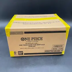 ONE PIECE TCG JAPANESE PRB02 THE BEST VOL 2 CASE SEALED 10 BOXES 200 PACKS - Image 1