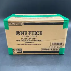 ONE PIECE TCG JAPANESE PRB01 THE BEST CASE SEALED 10 BOXES 100 PACKS - Image 1