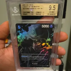 One Piece Legacy Of The Master Kuzan OP10-082 Alt Art SP SR BGS 9.5 - Image 2