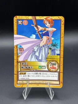 Nami C523 Carddass Hyper Battle Bandai Japanese One Piece Lightly Played - Image 1
