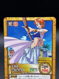 Nami C523 Carddass Hyper Battle Bandai Japanese One Piece Lightly Played - Image 2