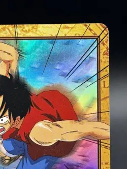 Monkey D. Luffy C428 Holo Carddass Hyper Battle Bandai Japanese One Piece LP - Image 3
