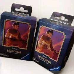 Two (2) Disney Lorcana: Shimmering Skies Deck Boxes - Aladdin - Image 1