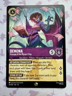 Disney Lorcana TCG Demona - Scourge of the Wyvern Clan 55/204 Legendary - Image 1