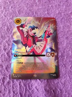 Disney Lorcana Fabled Powerline World's Greatest Rockstar Enchanted Card 233/204 - Image 1