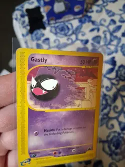 HEAVY PLAYED Gastly Pokemon e-Card Series Skyridge #57 2003 - Image 2