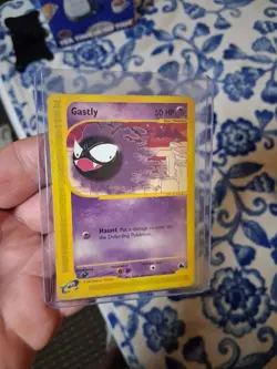 HEAVY PLAYED Gastly Pokemon e-Card Series Skyridge #57 2003 - Image 4