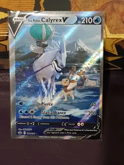 Pokemon - Ice Rider Calyrex V Alt Art 164/198 Chilling Reign NM/M Card - Image 1