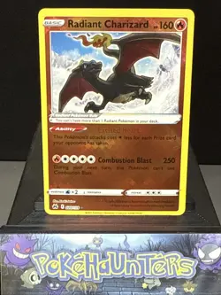 Pokemon Card Radiant Charizard 020/159 Crown Zenith Rare Reverse Holo Near Mint - Image 1