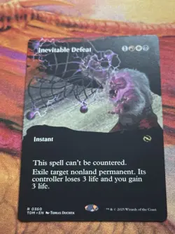 Inevitable Defeat - Borderless - TDM - MTG - EN - NM - 0360 - Image 1