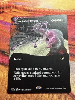 Inevitable Defeat - Borderless - TDM - MTG - EN - NM - 0360 - Image 2