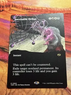 Inevitable Defeat - Borderless - TDM - MTG - EN - NM - 0360 - Image 3