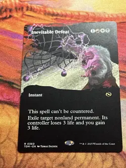 Inevitable Defeat - Borderless - TDM - MTG - EN - NM - 0360 - Image 4