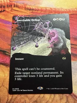Inevitable Defeat - Borderless - TDM - MTG - EN - NM - 0360 - Image 5