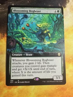 1 x Blossoming Bogbeast - Extended Art - Commander 2021 - NM-Mint - MTG - Image 3