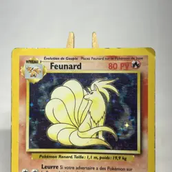 Carte Pokemon Rare Holo Feunard 12/102 Set De Base Wizard Poor - Image 2