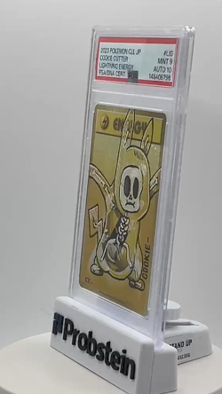 Cookie Cutter Signed 2023 Pokemon JP Classic Lightning Energy PSA/DNA 9 AUTO 10 - Image 2