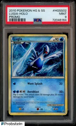 2010 Pokemon HG & SS Promo #HGSS02 Lugia - Holo PSA 9 MINT - Image 1