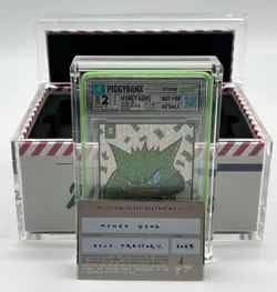 Piggybanx Piggy Banx 2025 Money Geng Gengar Boltfractor 1/1 Pokemon 1st Edition - Image 3