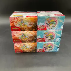 Pokemon TCG Scarlet & Violet Booster Box LOT (3) Surging Saprks (3) JTG SEALED - Image 5