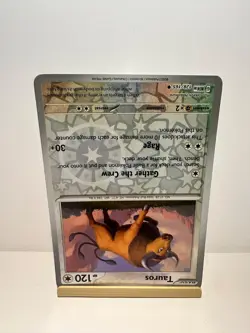 Tauros 128/165 Uncommon 151 Pokemon Reverse Holo Near Mint - Image 2
