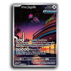 Iron Jugulis 216/182 Illustration Rare Paradox Rift Pokemon NM - Image 1