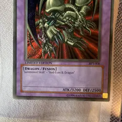 Yu-Gi-Oh! B. Skull Dragon BPT-006 Lord of D. BPT-004Tin Ltd Ed Secret Rare Holo - Image 4
