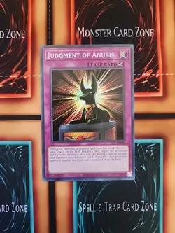 Judgment of Anubis DCR-EN105 (25th Anniversary Edition) Secret Rare NM Yugioh - Image 1